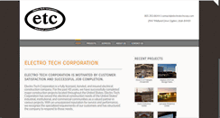 Desktop Screenshot of electrotechcorp.com